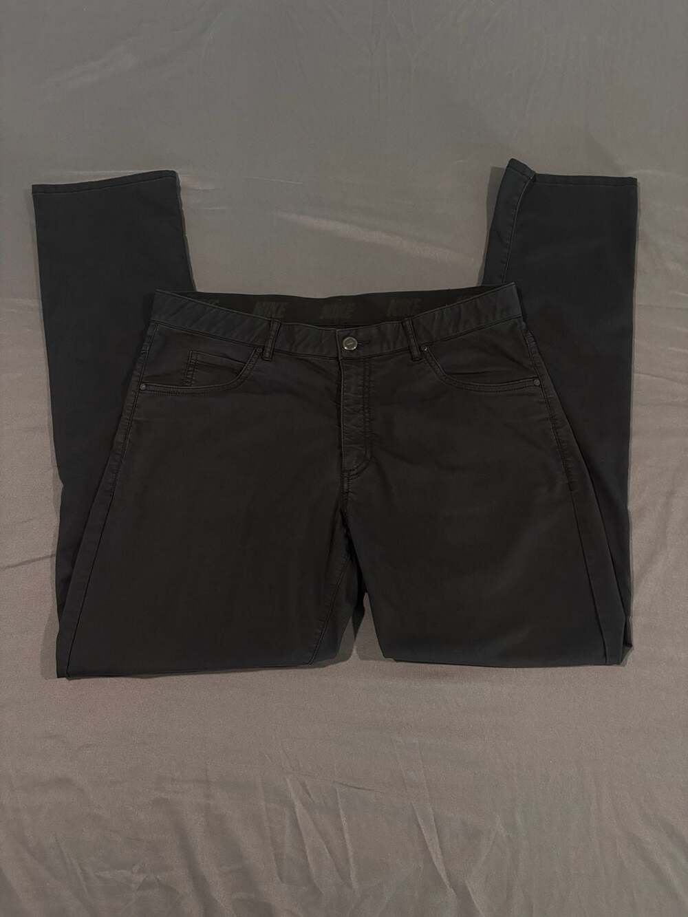 Nike Dri-Fit Slim Fit 5-Pocket Golf Pants Black Mens 33x32, 891924-010